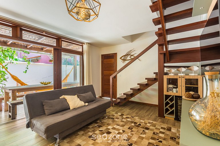 Apto c/ área gourmet e churrasq. em Maraú CVB0126