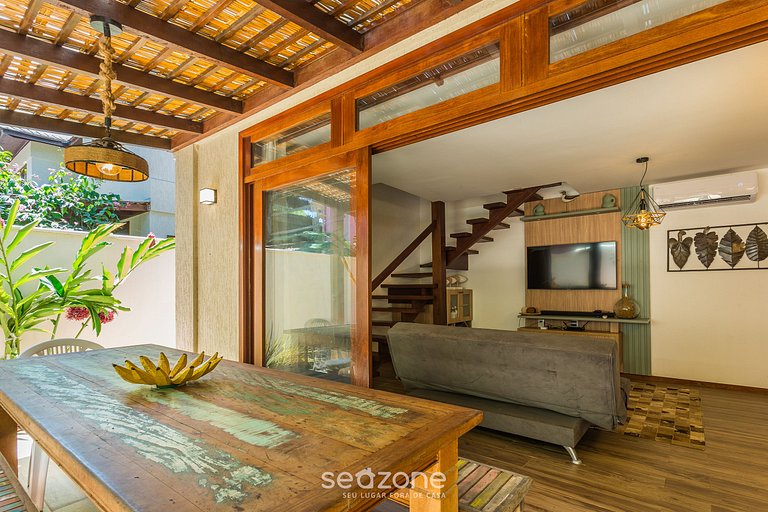 Apto c/ área gourmet e churrasq. em Maraú CVB0126