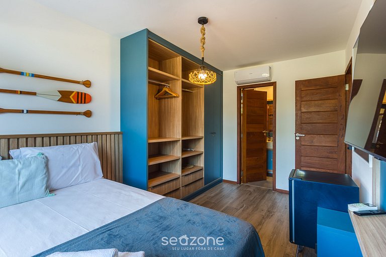 Apto c/ área gourmet e churrasq. em Maraú CVB0126