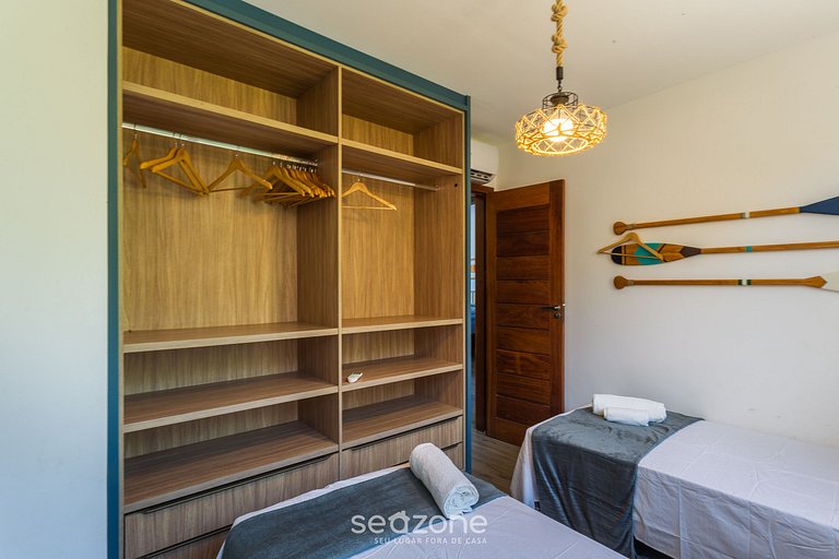 Apto c/ área gourmet y parrilla en Maraú CVB0126