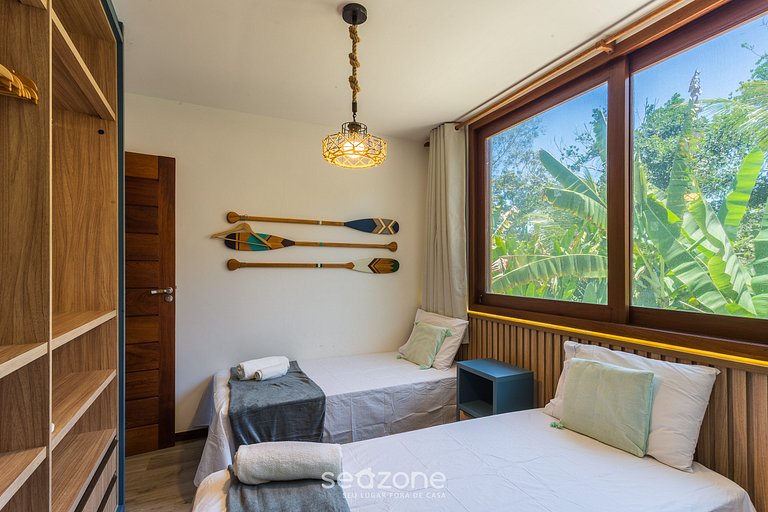 Apto c/ área gourmet y parrilla en Maraú CVB0126