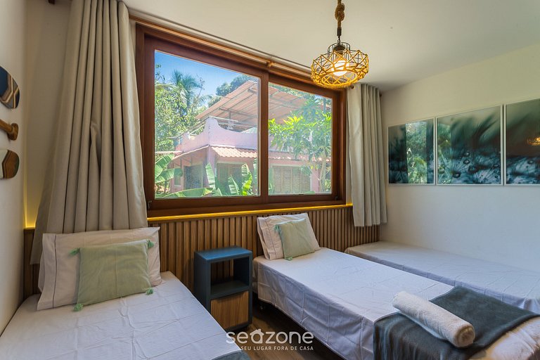 Apto c/ área gourmet y parrilla en Maraú CVB0126