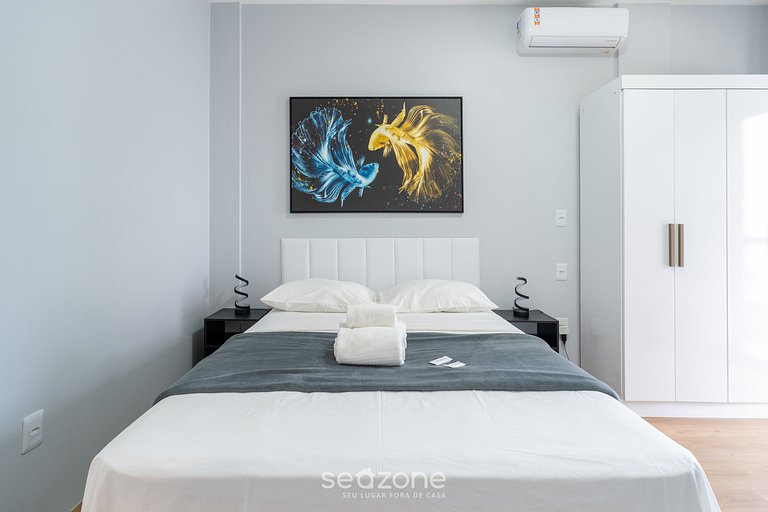 Apto 1QT C/ churrasq. a 800m do Mar DFC0101