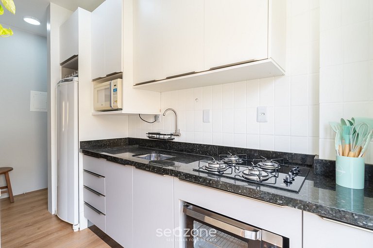 Apto 1QT C/ churrasq. a 800m do Mar DFC0101