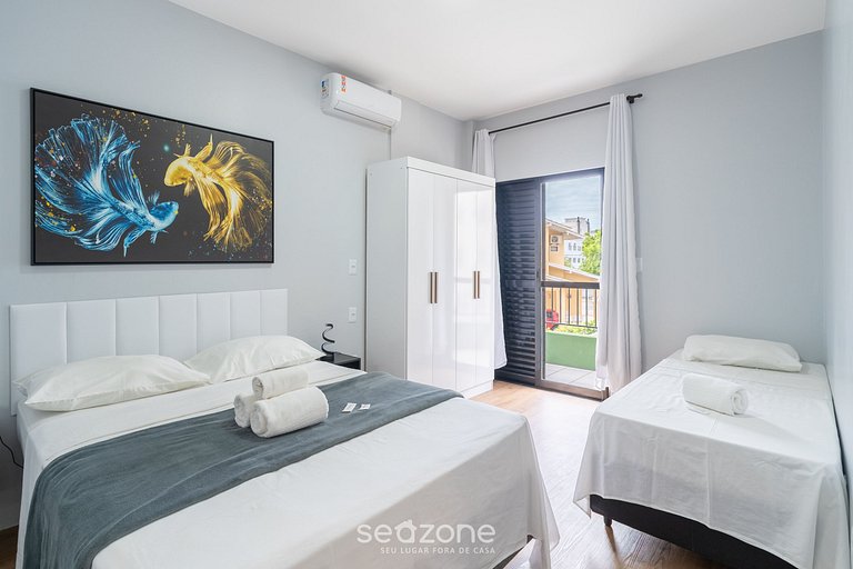 Apto 1QT C/ churrasq. a 800m do Mar DFC0101