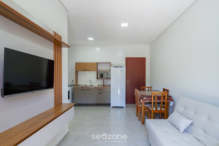 Apto c/ Varanda e Churrasq. nos Ingleses SJS0010