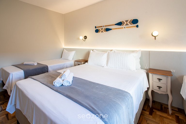 Apto 3 Quartos a 110 m da Praia EMD0012