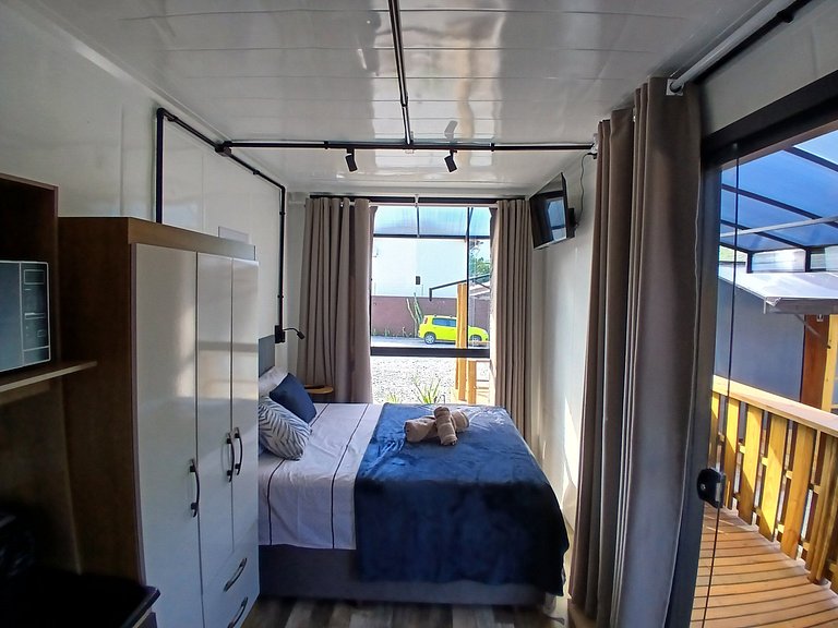 Studio con balcón privado en Floripa SCJ0871