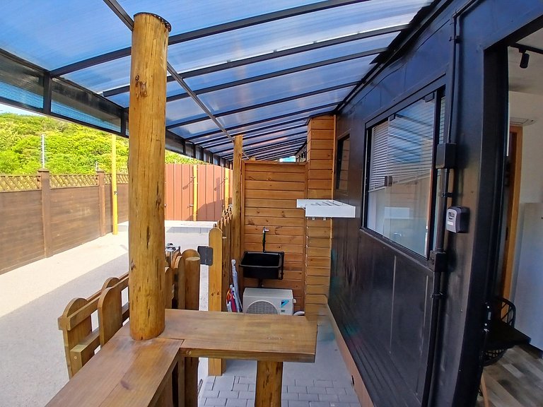 Studio con balcón privado en Floripa SCJ0871