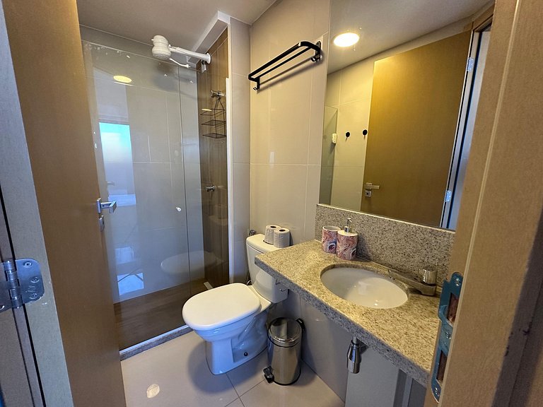 Studio en Salvador en edificio con piscina HFO0609