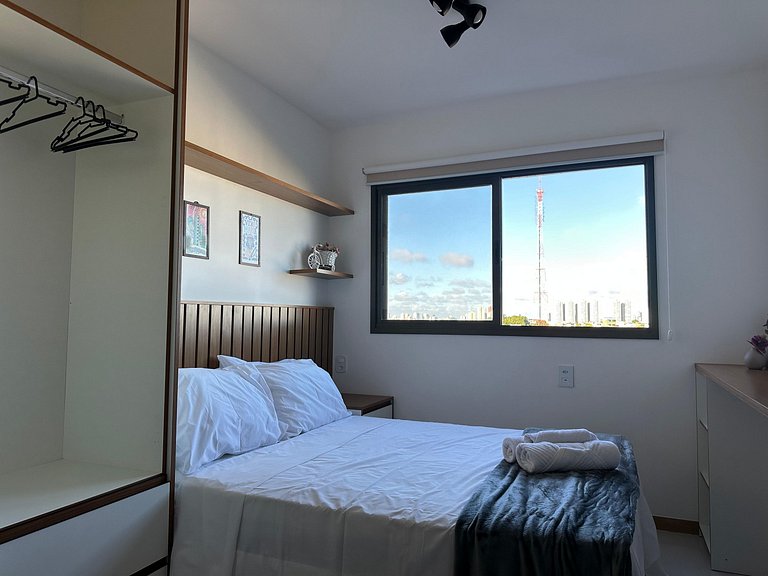 Studio em Salvador em prédio c/ piscina HFO0609