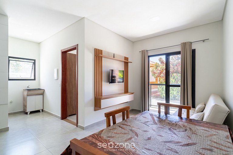 Apto c/ churrasq. gourmet nos Ingleses SJS0008