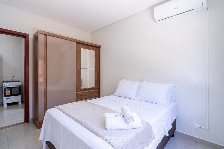 Apto con parrilla gourmet en Ingleses SJS0008