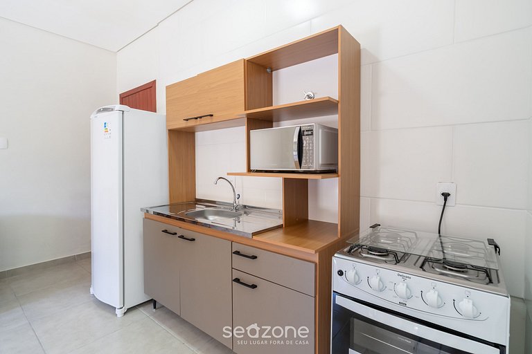 Apto con parrilla gourmet en Ingleses SJS0008