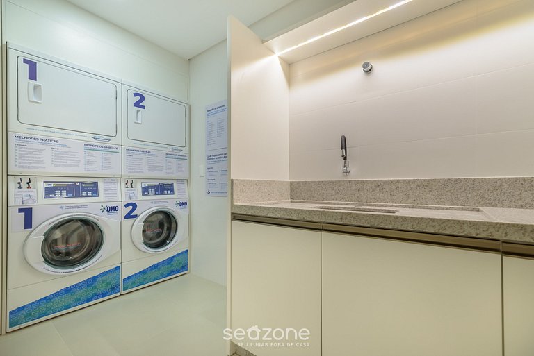 Apartamento com vista para o mar a 280 metros da praia MHF20