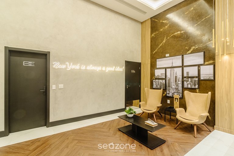 Flat en cond. con piscina a 220 m del mar FFS1508