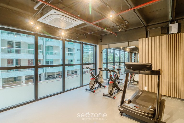 Studio moderno con balcón a 220 m del mar FFS1107