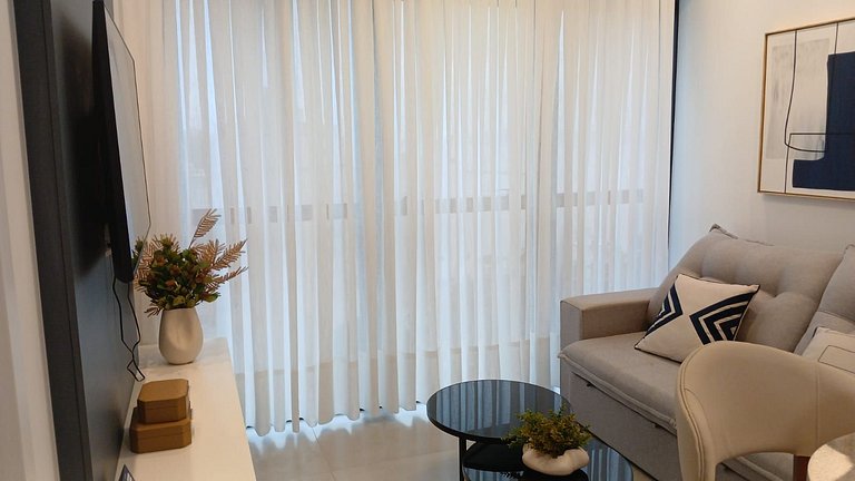 Apto 1D cond. c/piscina 280 m playa MHF1107