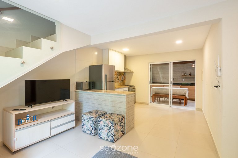 Casa em Cond. Pé na Areia Praia Itacimirim ISH0030