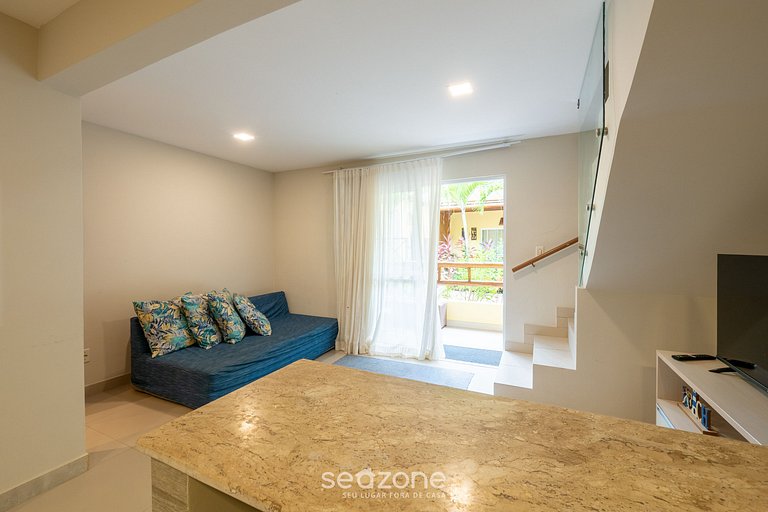 Casa em Cond. Pé na Areia Praia Itacimirim ISH0030