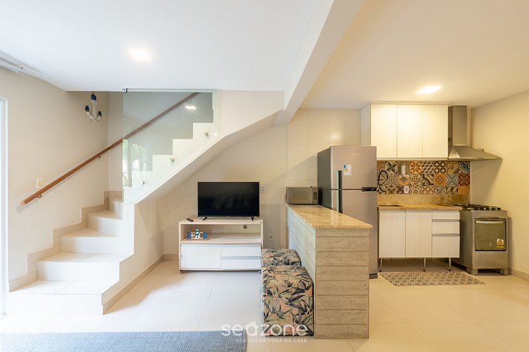 Casa em Cond. Pé na Areia Praia Itacimirim ISH0030