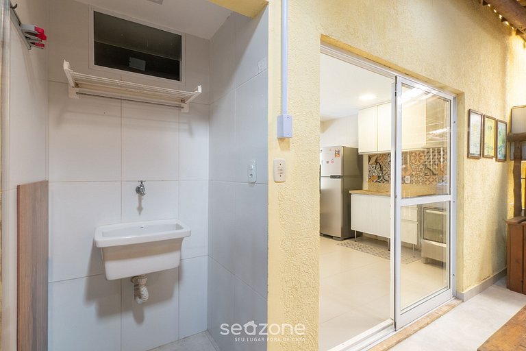 Casa em Cond. Pé na Areia Praia Itacimirim ISH0030