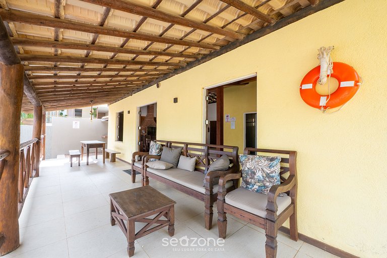 Casa en Cond. a Pie de Playa Itacimirim ISH0030