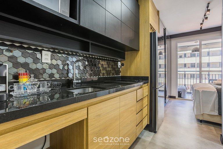 Estúdio Moderno a apenas 500m do metrô EDK0714