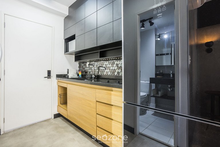 Estúdio Moderno a apenas 500m do metrô EDK0714