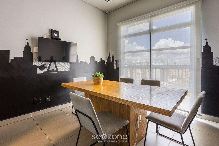 Estúdio Moderno a apenas 500m do metrô EDK0714