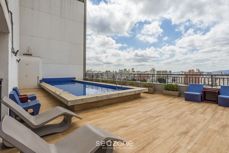 Estúdio Moderno a apenas 500m do metrô EDK0714