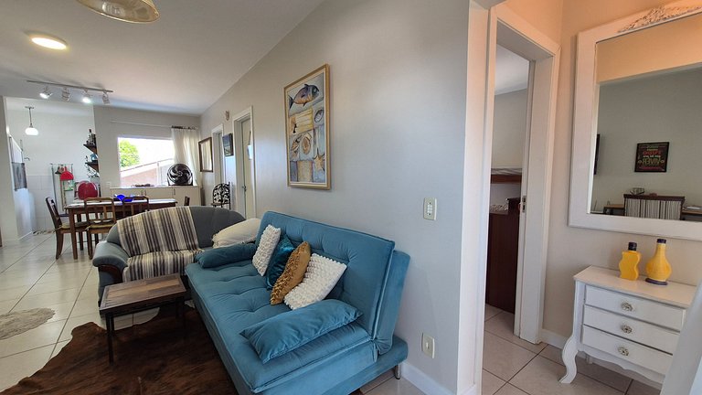 Apto c/ Churrasqueira a 600m da praia GOT0201