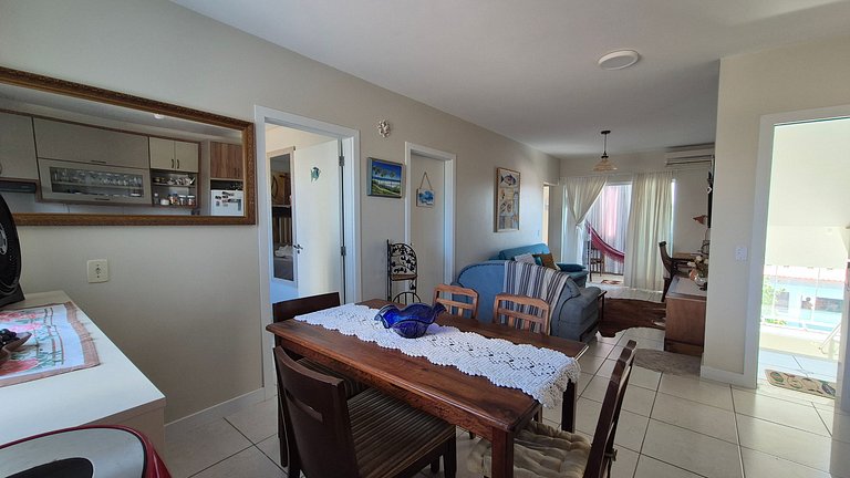 Apto c/ Churrasqueira a 600m da praia GOT0201