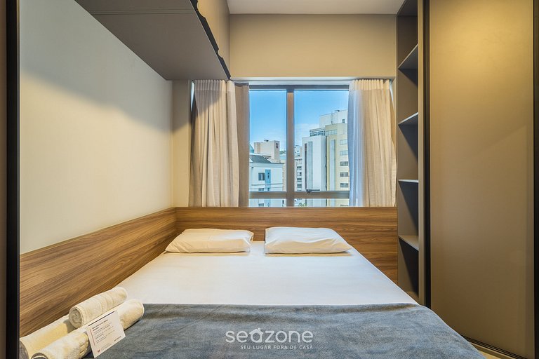 Apto 1 Dormitorio Dentro de Hotel Floripa CUR0716.