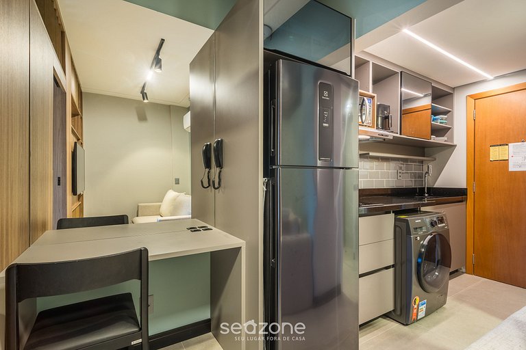 Apto 1 Quarto Dentro de Hotel em Floripa CUR0716