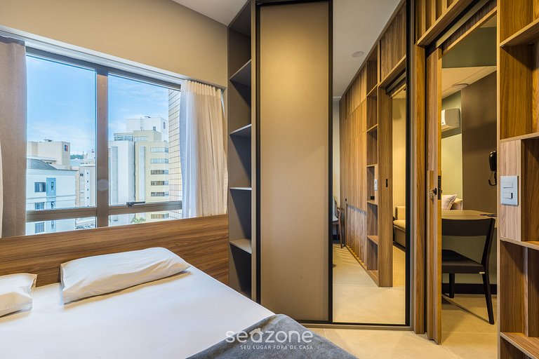 Apto 1 Dormitorio Dentro de Hotel Floripa CUR0716.