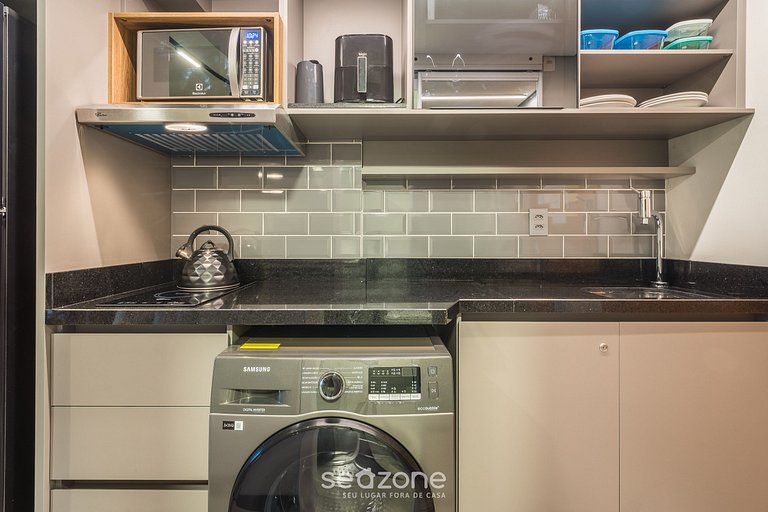 Apto 1 Quarto Dentro de Hotel em Floripa CUR0716