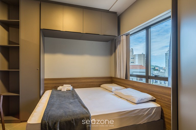 Apto 1 Dormitorio Dentro de Hotel Floripa CUR0716.