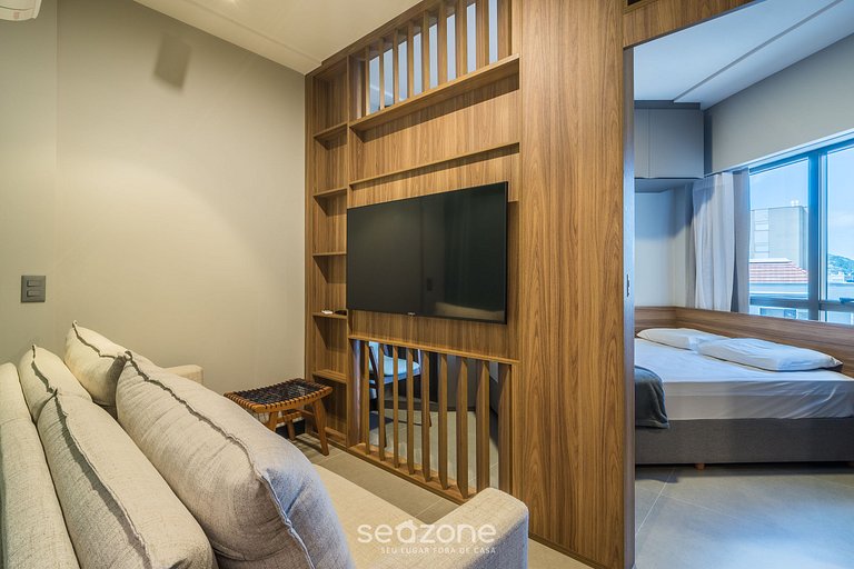 Apto 1 Quarto Dentro de Hotel em Floripa CUR0716