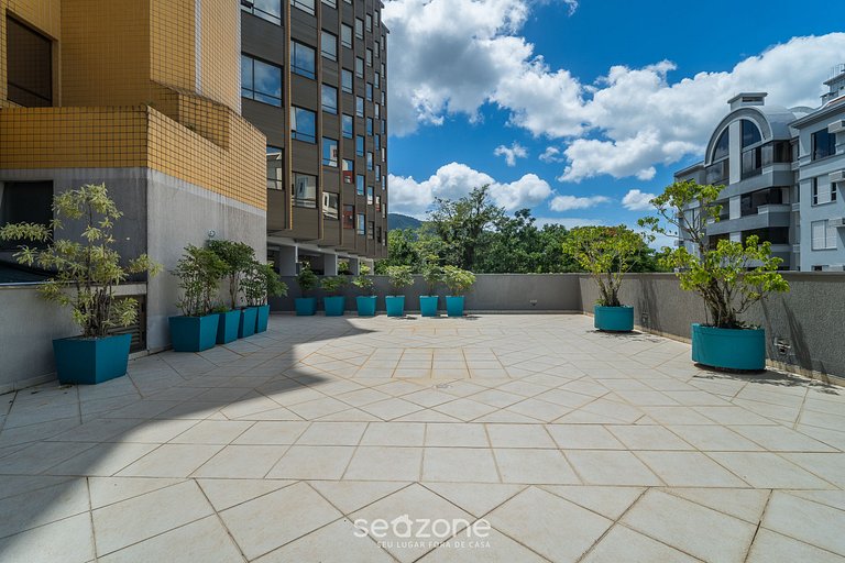 Apto 1 Quarto Dentro de Hotel em Floripa CUR0716