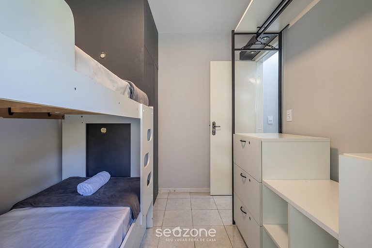 Apt 2 dorm 50m de la playa en el centro BC EAN0104