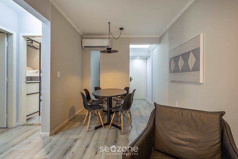 Apto 2 qts 350m da praia no centro BC EAN0104