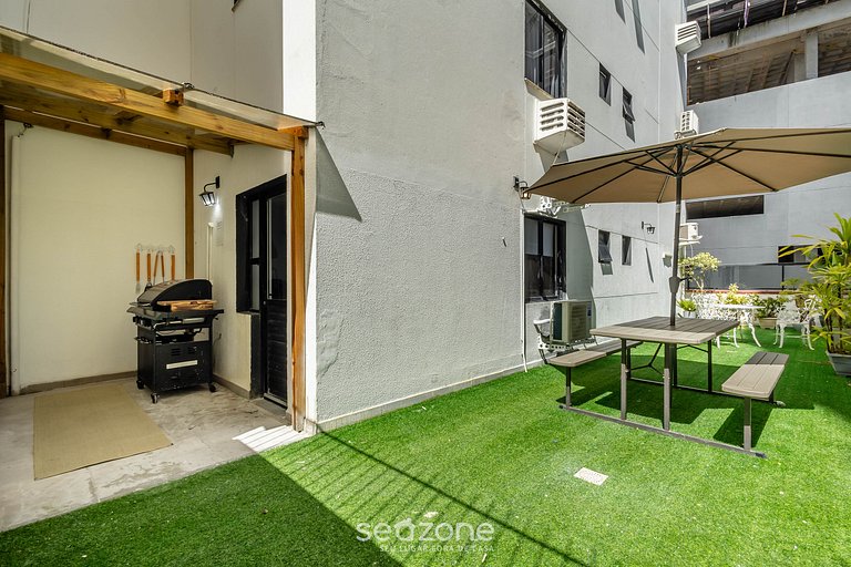 Apt 2 dorm 50m de la playa en el centro BC EAN0104