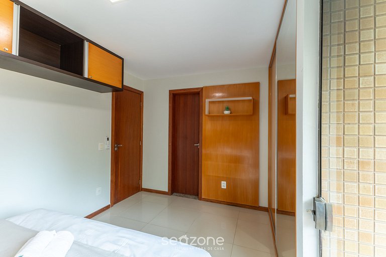 Apto c/ balcón a pasos del mar en Ilhéus ERW0301