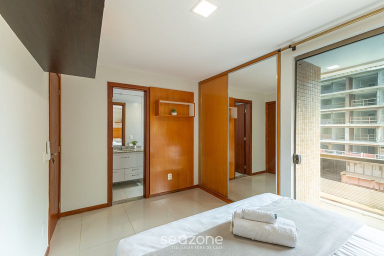 Apto c/ balcón a pasos del mar en Ilhéus ERW0301