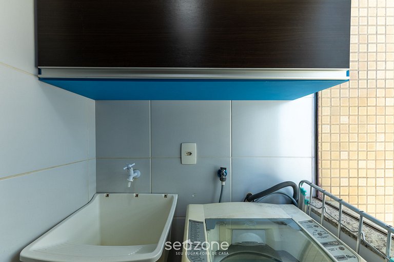 Apto c/ balcón a pasos del mar en Ilhéus ERW0301