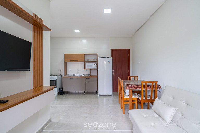 Apto con parrilla privada en Ingleses SJS0007