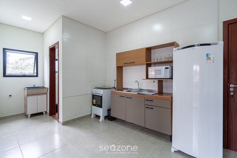 Apto con parrilla privada en Ingleses SJS0007