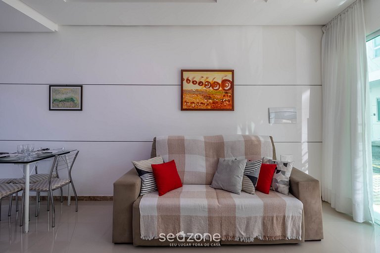 Apto em Cond. c/ Piscina a 400m da Praia EDT0018