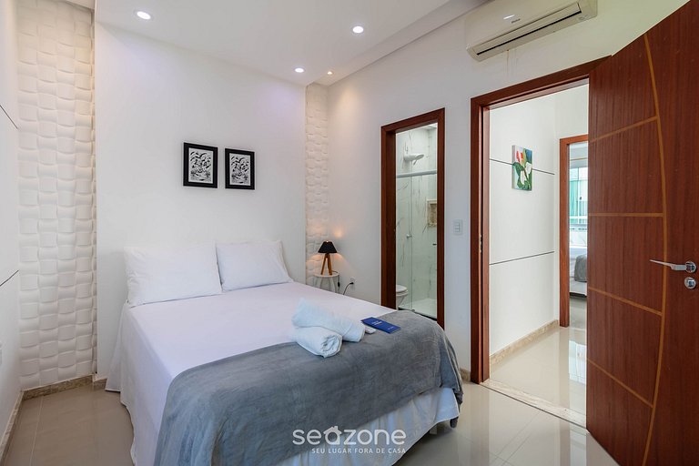 Apto em Cond. c/ Piscina a 400m da Praia EDT0018